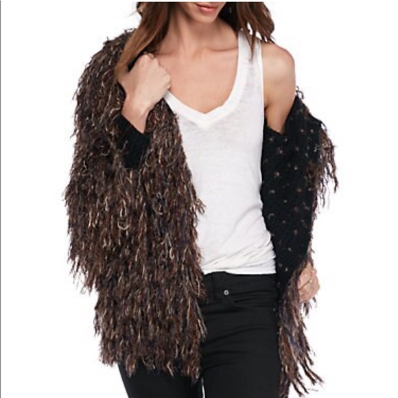 Free People Faithful Cardigan Neutral NWT - Picture 2 of 5